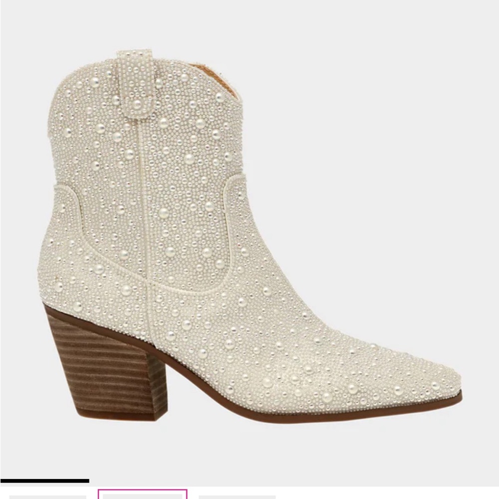 These booties have been worn once for my wedding ceremony. They are gorgeous! - Picture 3 of 3